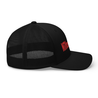 Michigan 'MittenMafia' Trucker Hat (Gangster Font) | Red Embroidery