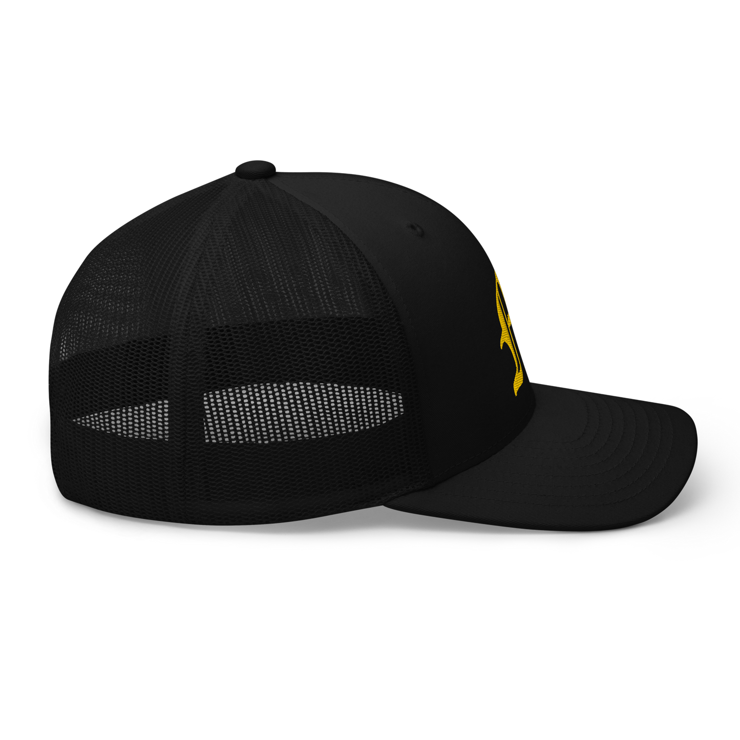 Michigan 'Old English M' Trucker Hat | Gold Embroidery