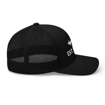 Michigan 'EST 1837' Trucker Hat (Woodcut Font)