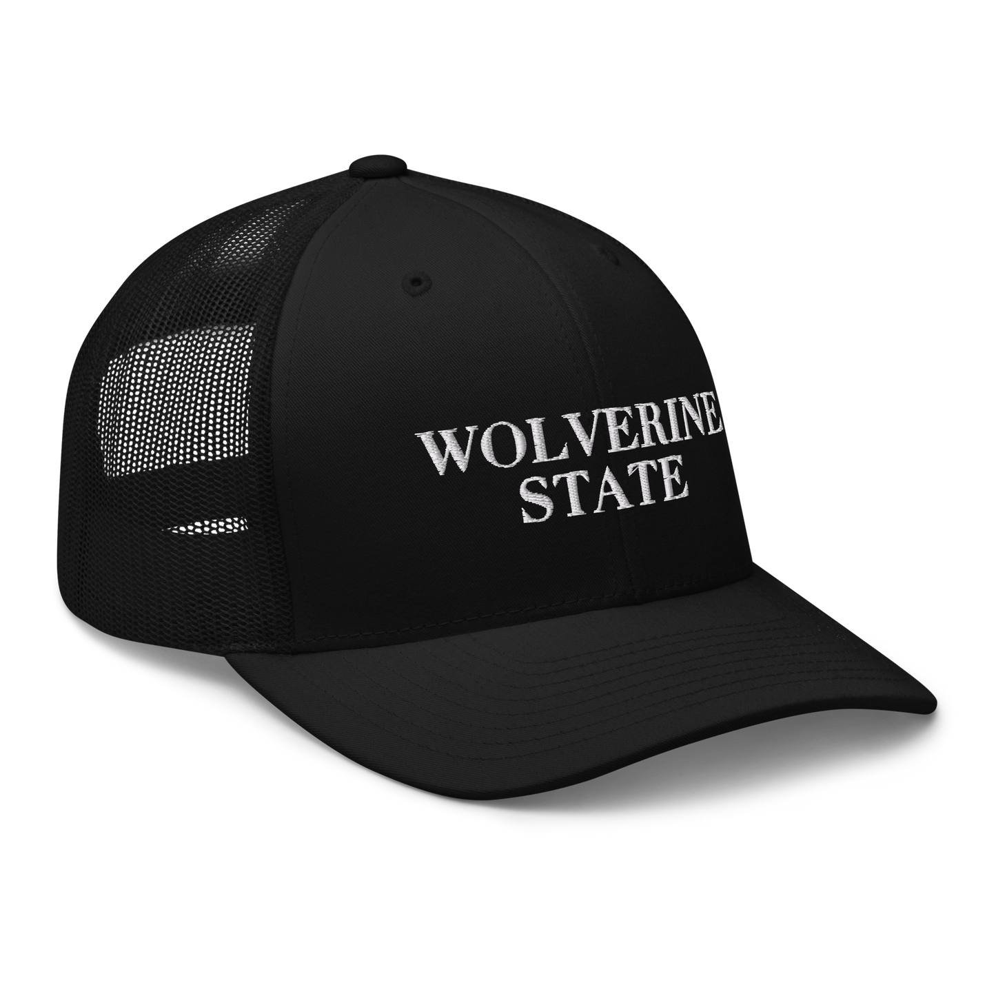 Michigan 'Wolverine State' Trucker Hat (Didone Font)