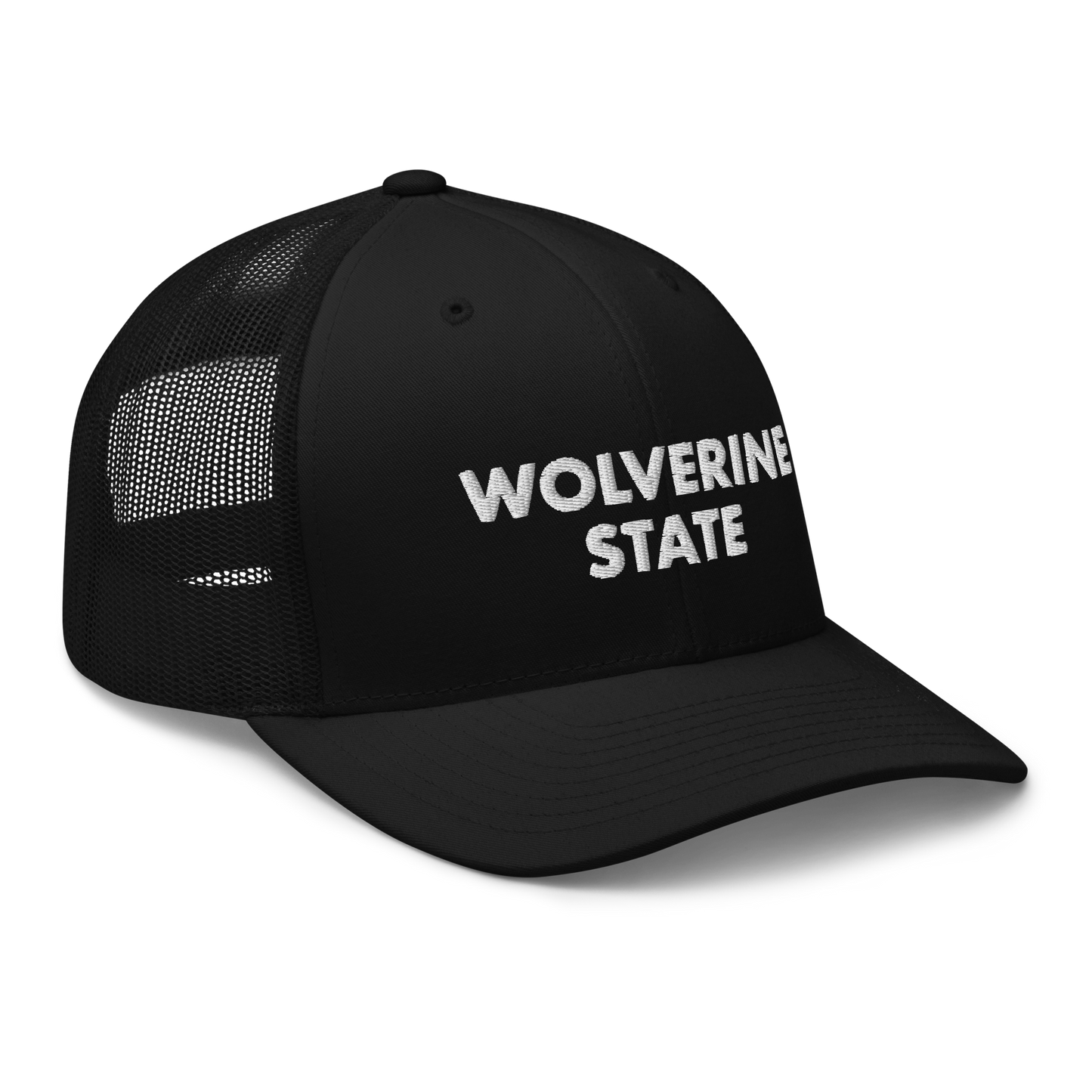 Michigan 'Wolverine State' Trucker Hat (Geometric Sans Font)