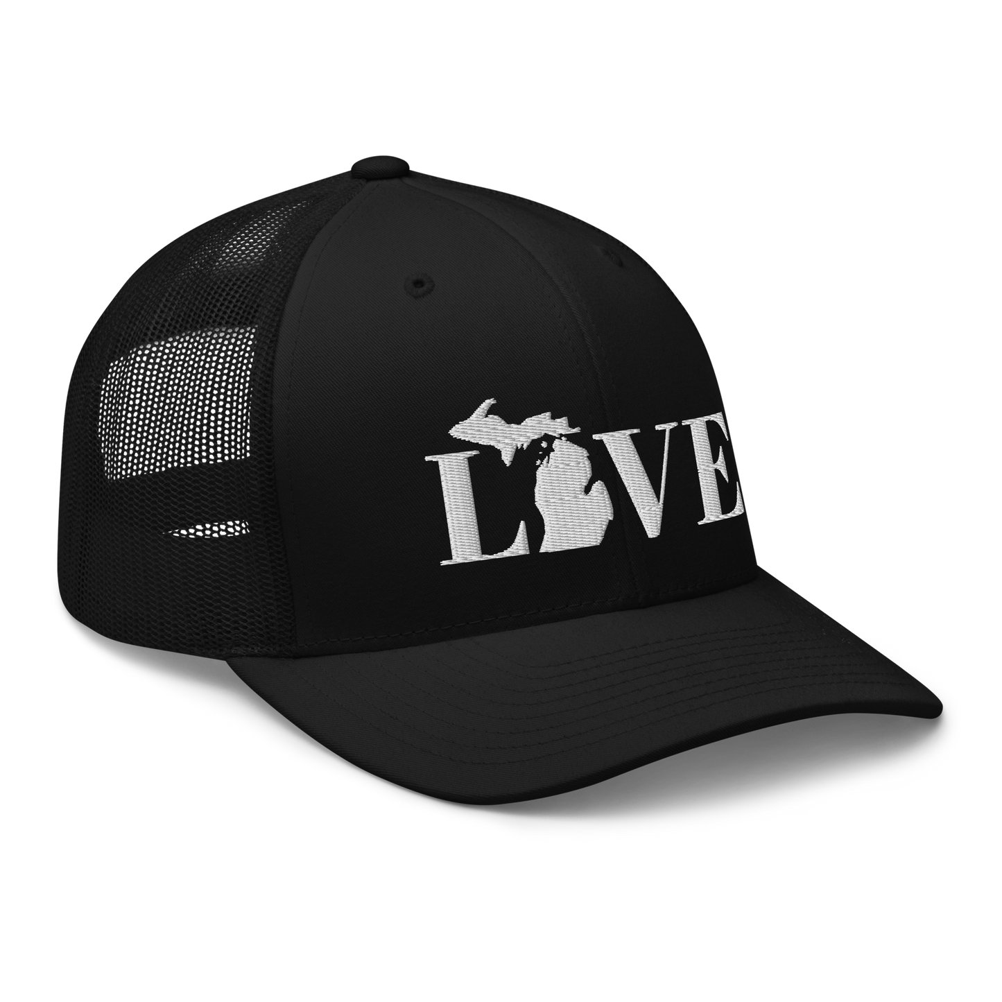 Michigan 'Love' Trucker Hat (Didone Font)