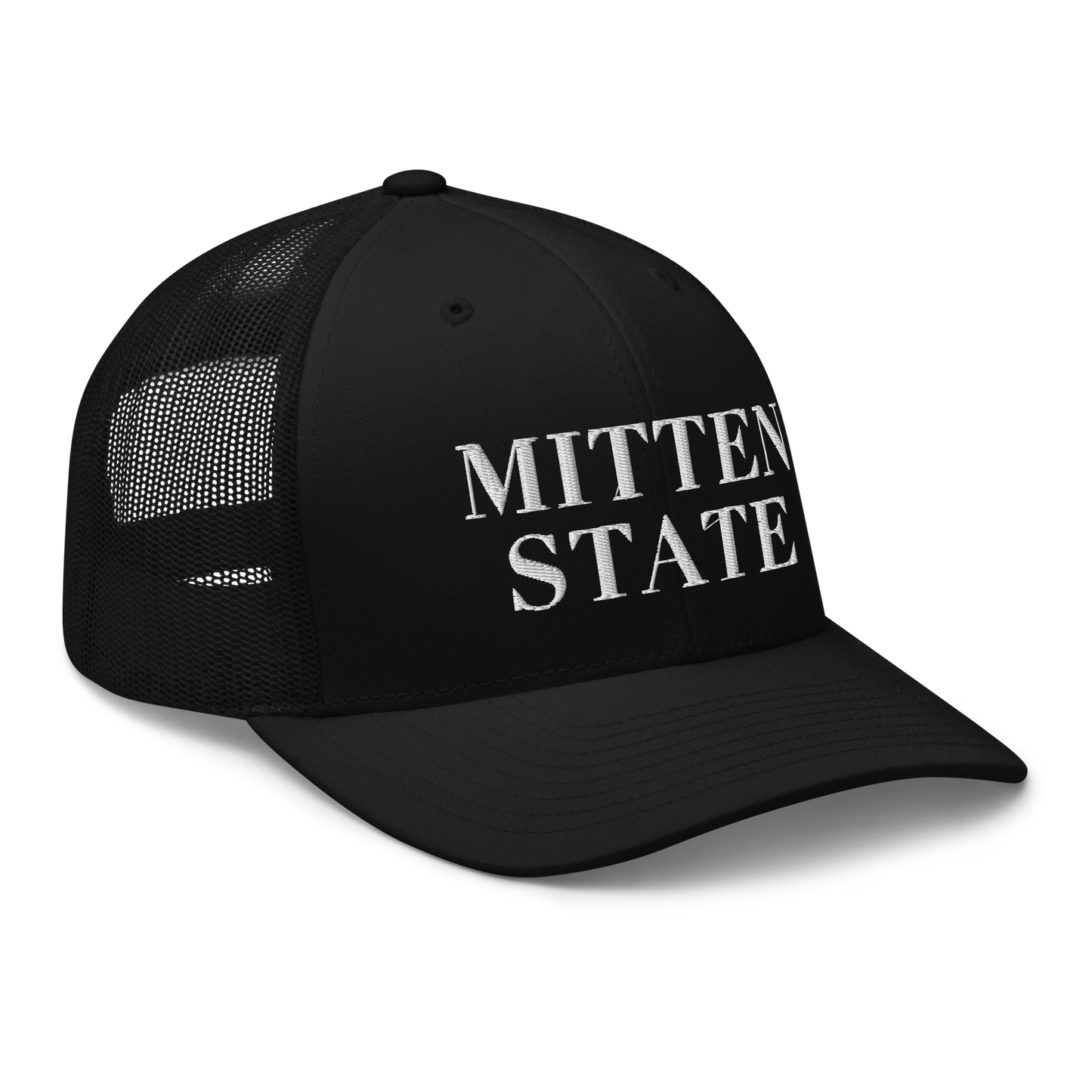 Michigan 'Mitten State' Trucker Hat (Didone Font)