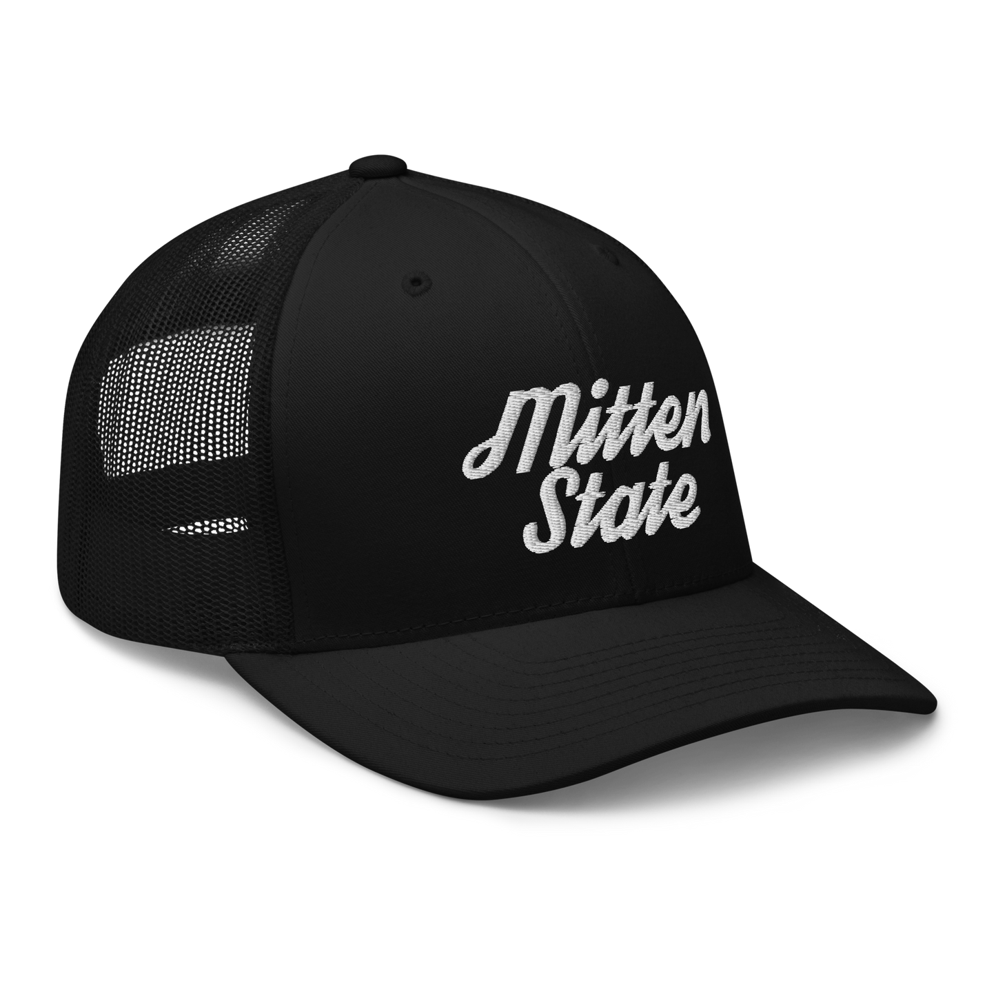 Michigan 'Mitten State' Trucker Hat (Script Font)