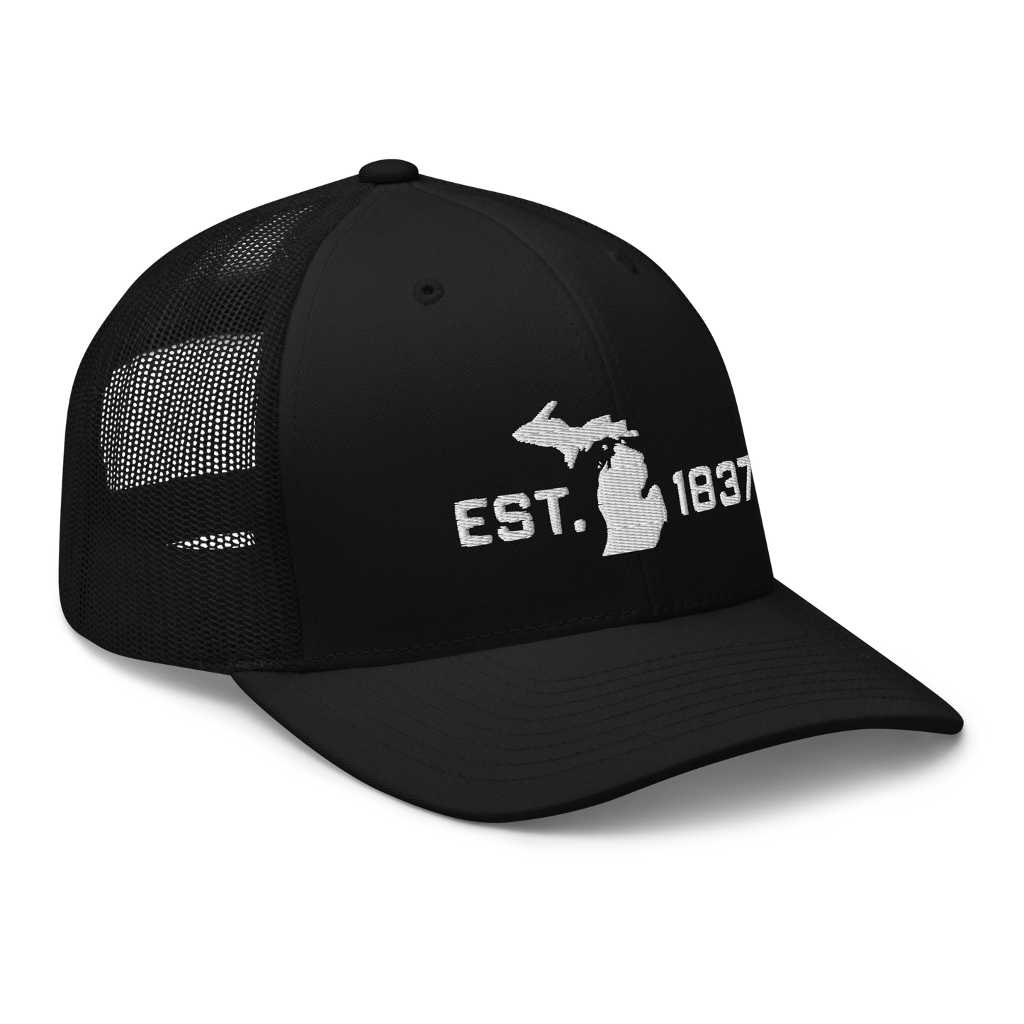 Michigan 'EST 1837' Trucker Hat (Athletic Font)