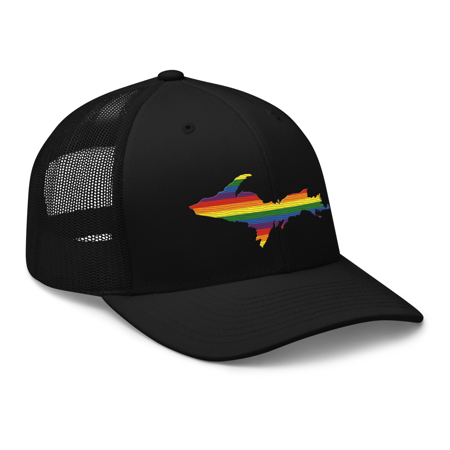 Michigan Upper Peninsula Trucker Hat (Pride Edition)