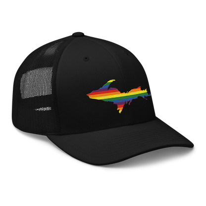 Michigan Upper Peninsula Trucker Hat (Pride Edition)