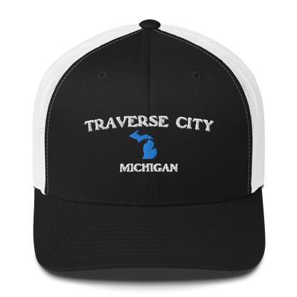 'Traverse City Michigan' Trucker Hat (w/ Michigan Outline)