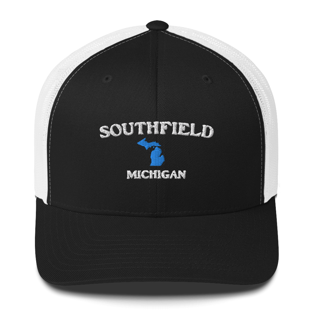 'Southfield Michigan' Trucker Hat (w/ Michigan Outline)