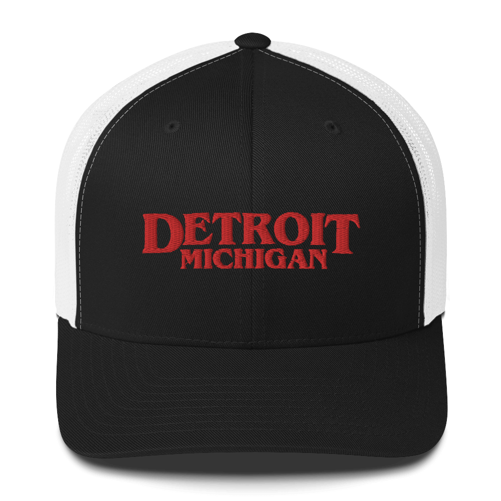 'Detroit Michigan' Trucker Hat (1980s Drama Parody)