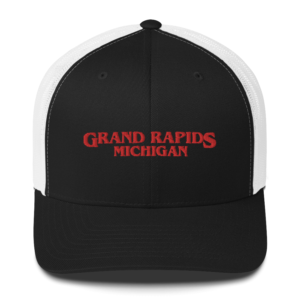 'Grand Rapids Michigan' Trucker Hat (1980s Drama Parody)