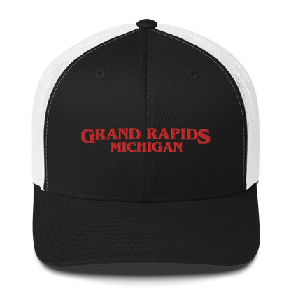 'Grand Rapids Michigan' Trucker Hat (1980s Drama Parody)