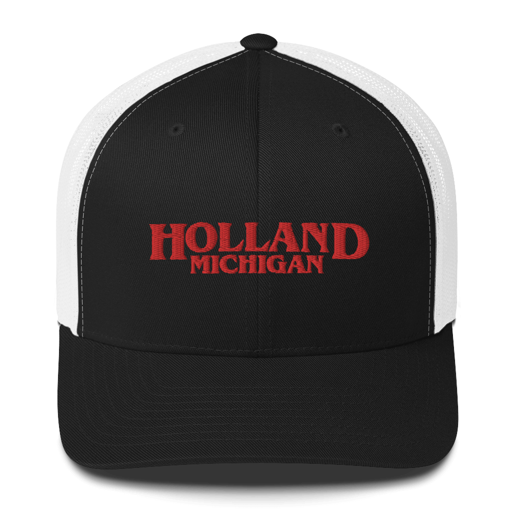 'Holland Michigan' Trucker Hat (1980s Drama Parody)