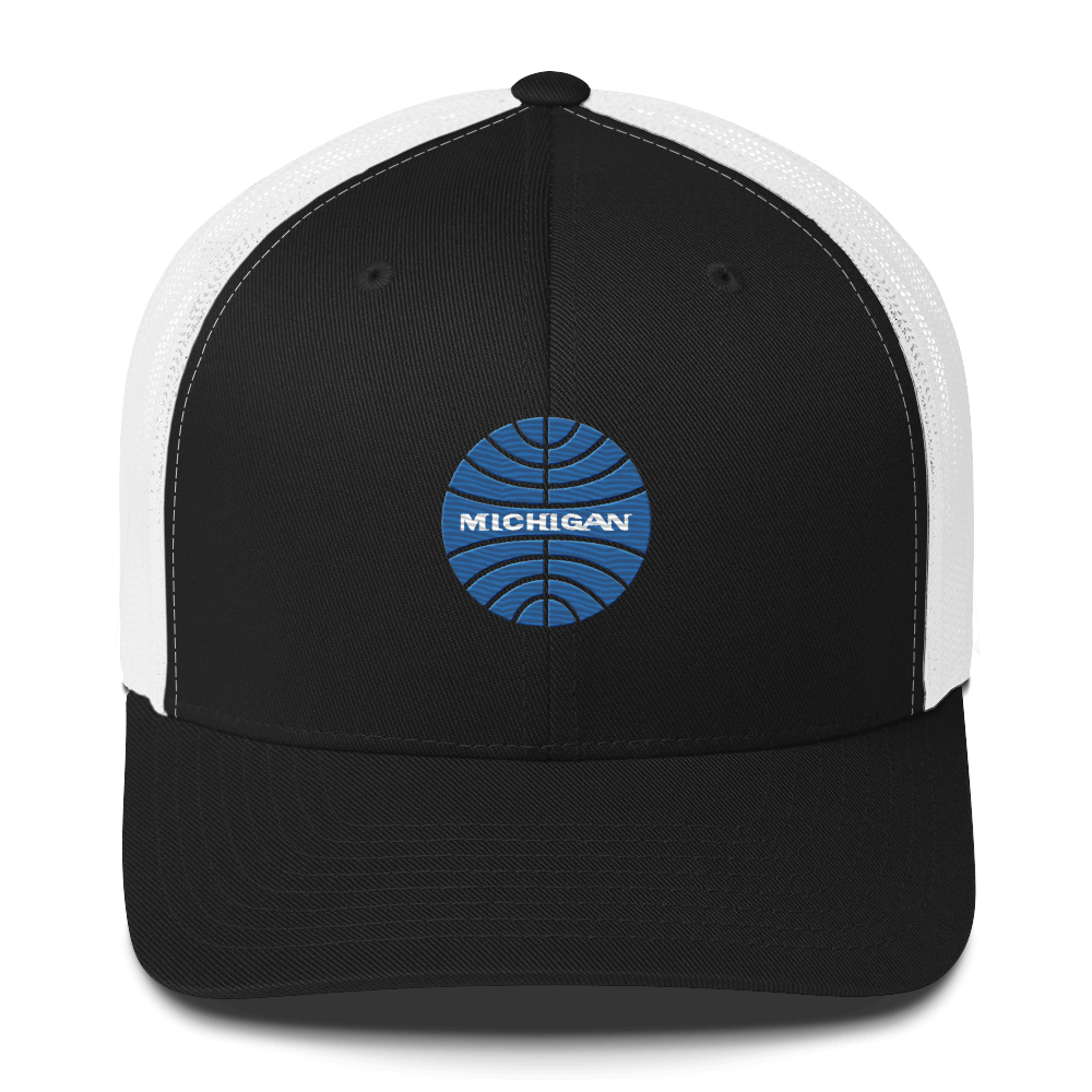 'Michigan' Trucker Hat (Retro Airline Parody)