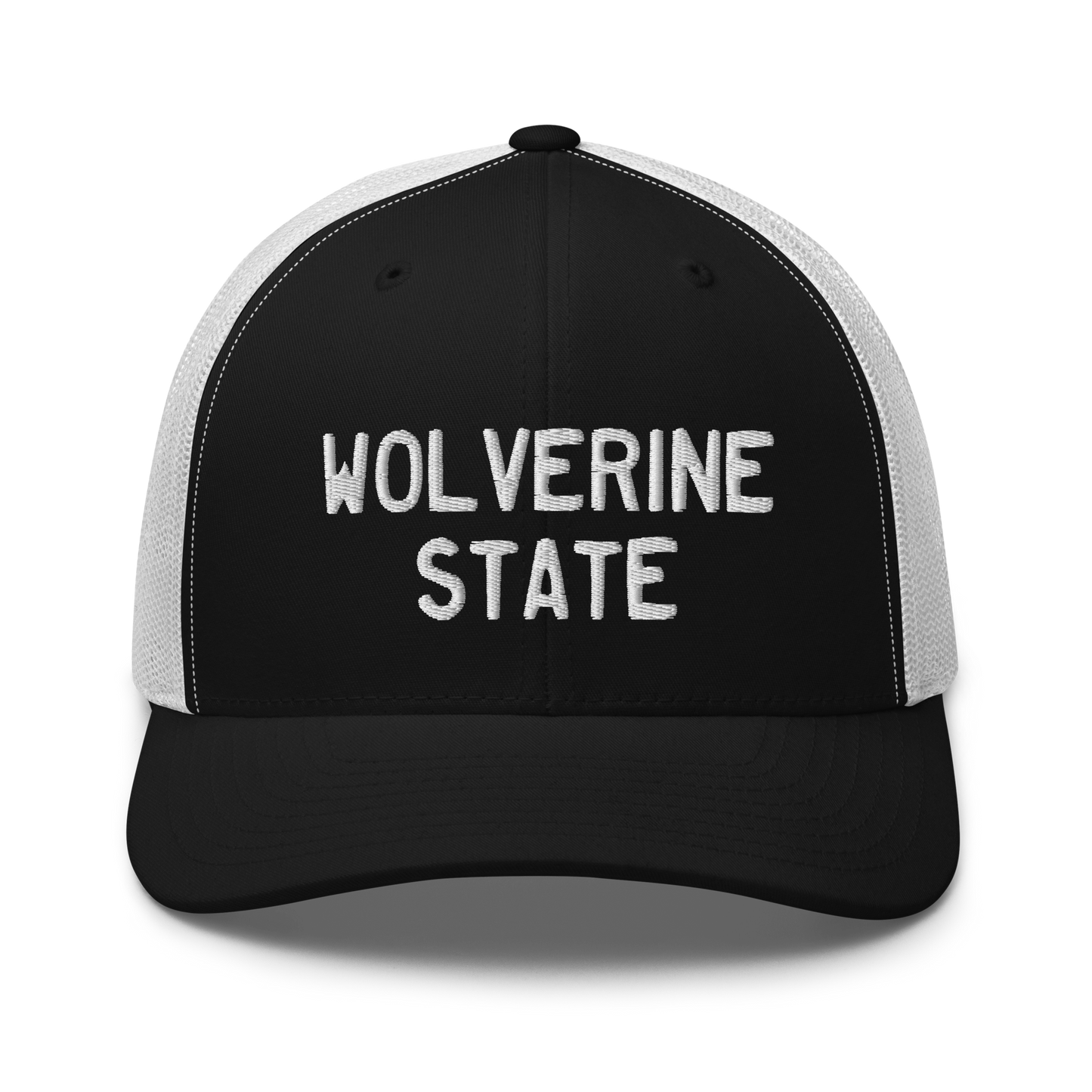 Michigan 'Wolverine State' Trucker Hat (Licence Plate Font)