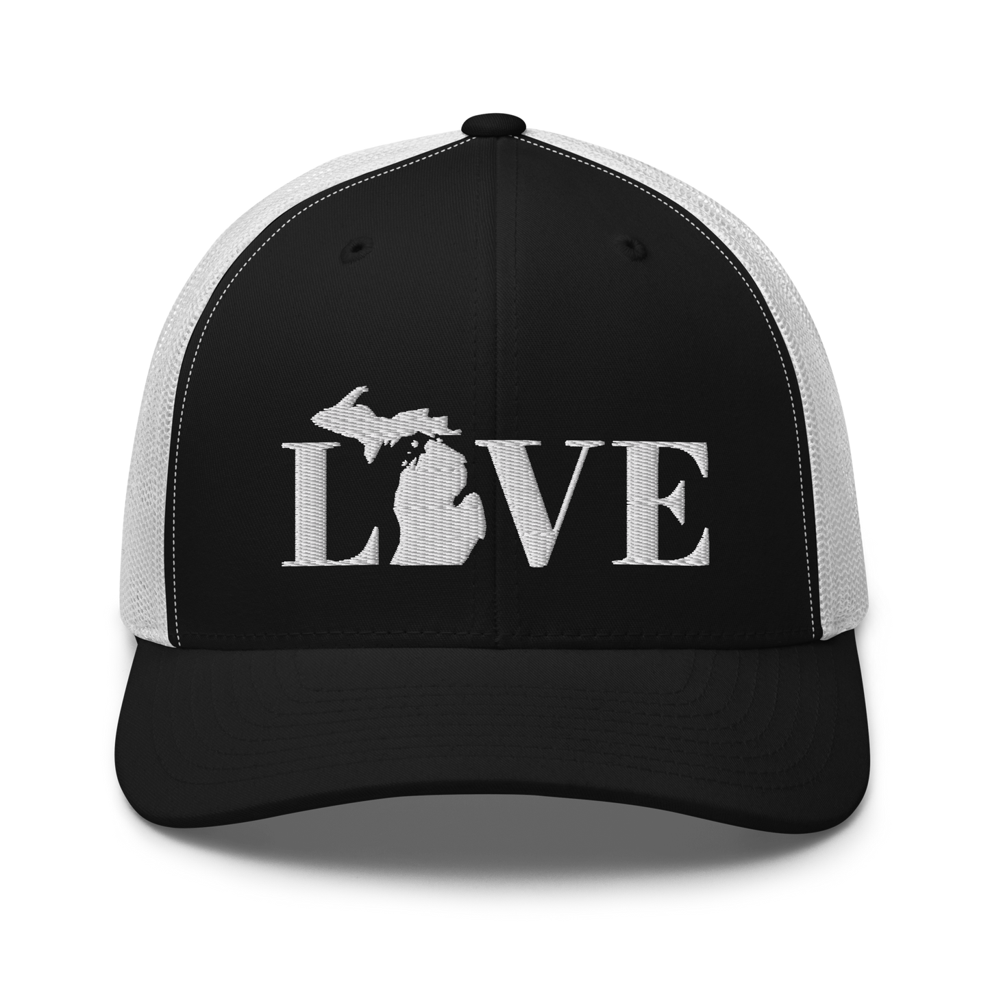 Michigan 'Love' Trucker Hat (Didone Font)