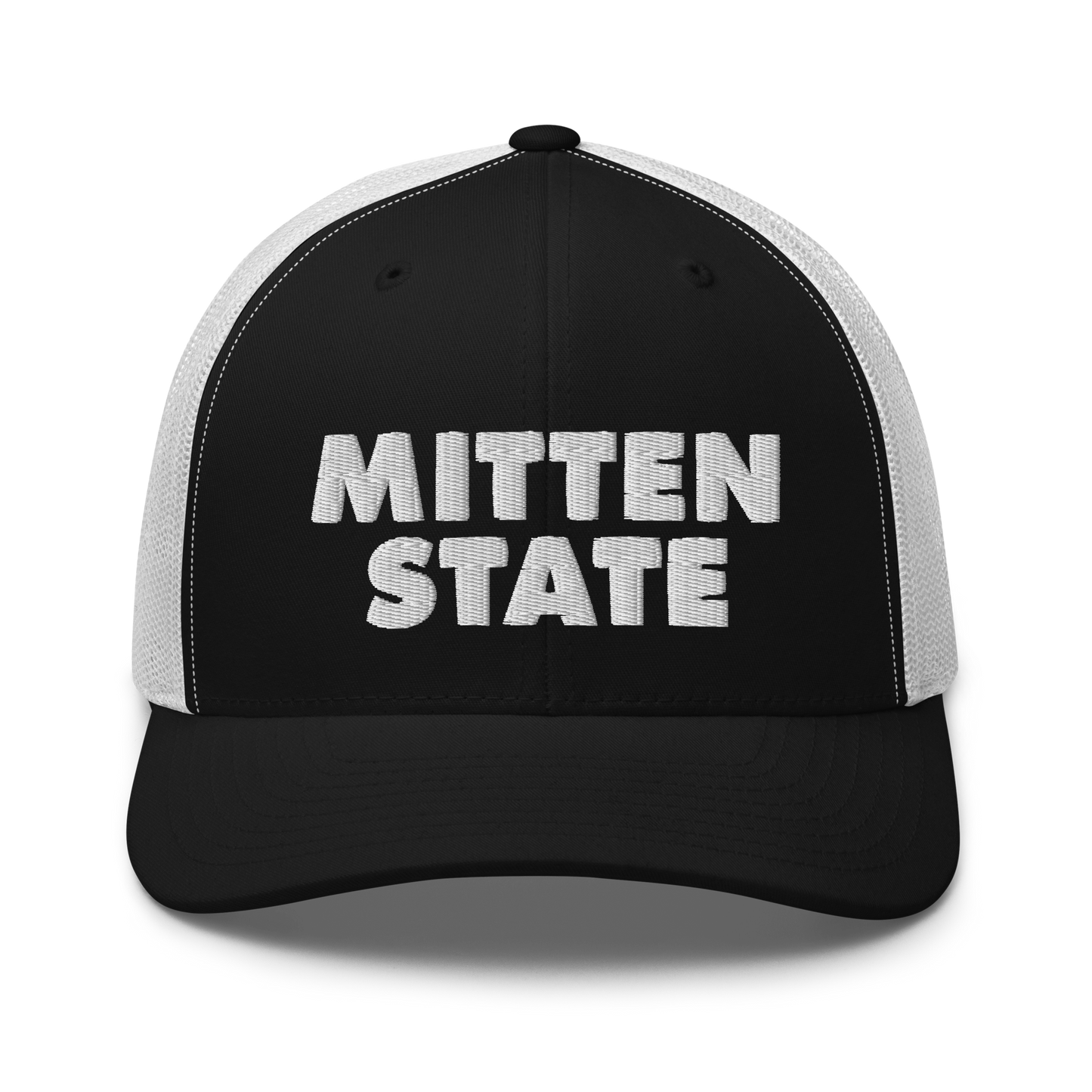 Michigan 'Mitten State' Trucker Hat (Geometric Sans Font)