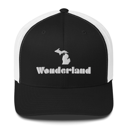 Michigan 'Wonderland' Trucker Hat (Art Deco Font)