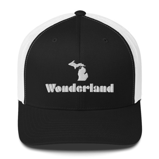 Michigan 'Wonderland' Trucker Hat (Art Deco Font)