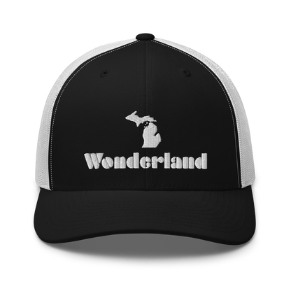 Michigan 'Wonderland' Trucker Hat (Art Deco Font)