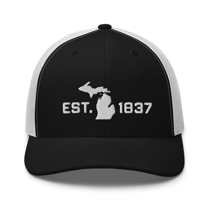 Michigan 'EST 1837' Trucker Hat (Athletic Font)