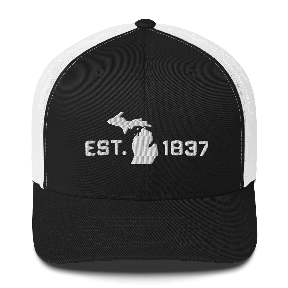 Michigan 'EST 1837' Trucker Hat (Athletic Font)