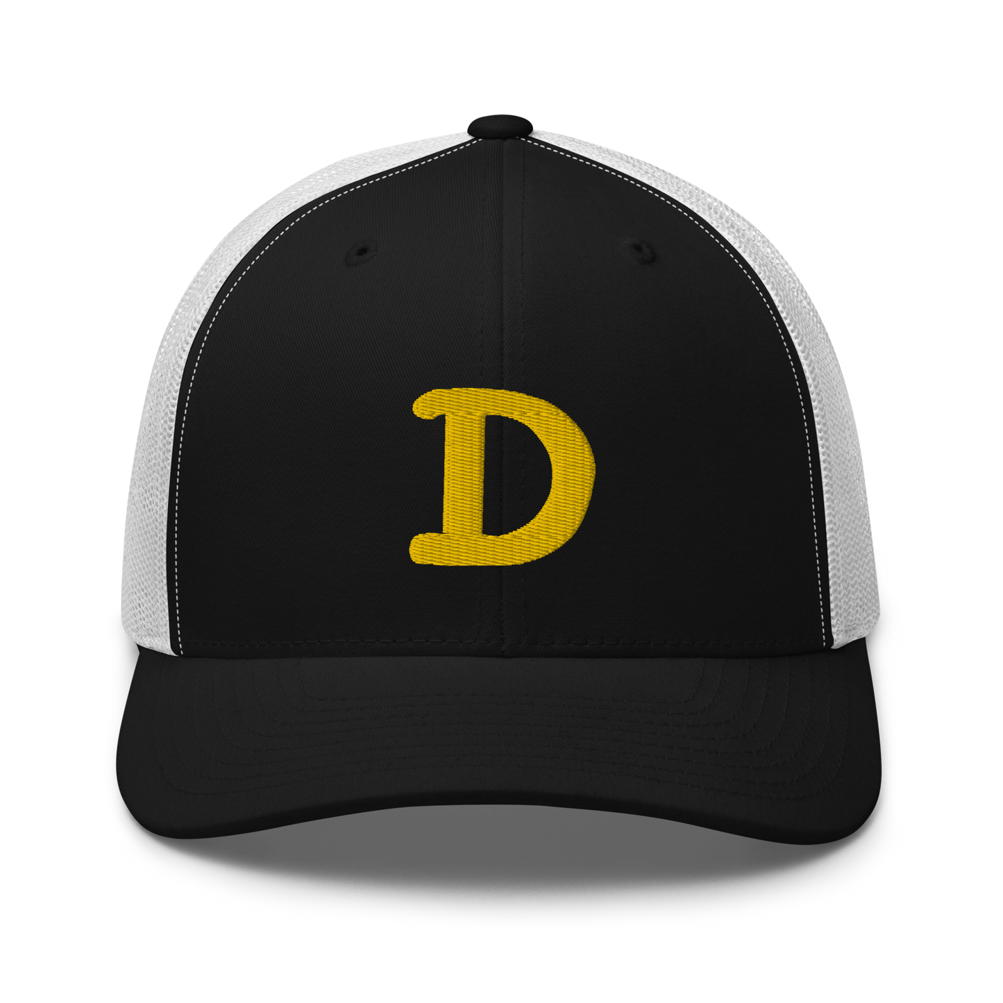 Detroit 'Old French D' Trucker Hat | Gold Embroidery