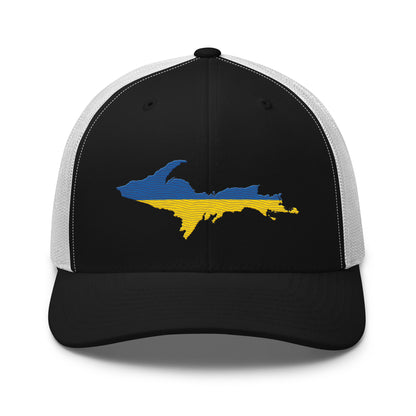 Michigan Upper Peninsula Trucker Hat (Ukraine Edition)