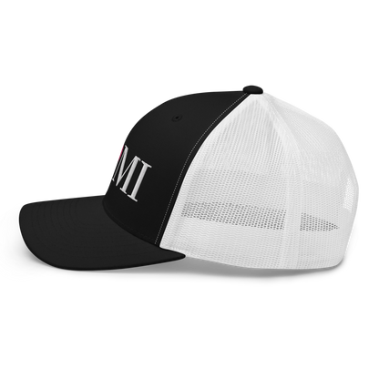 Michigan 'I ❤️ MI' Trucker Hat (Didone Font)