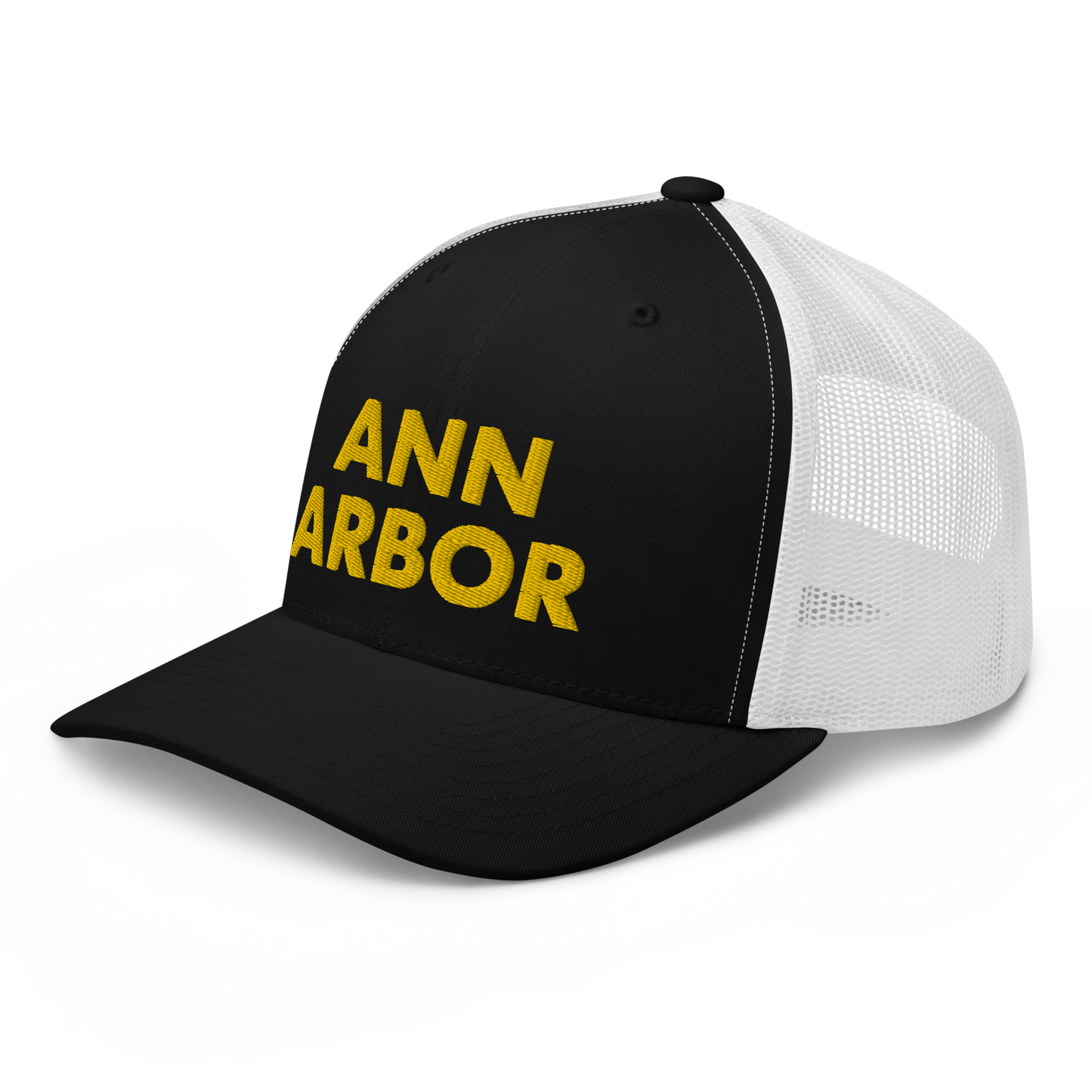 'Ann Arbor' Trucker Hat | Gold Embroidery