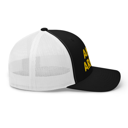 'Ann Arbor' Trucker Hat | Gold Embroidery