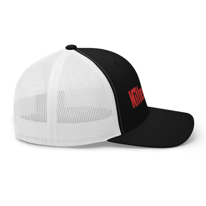 Michigan 'MittenMafia' Trucker Hat (Gangster Font) | Red Embroidery