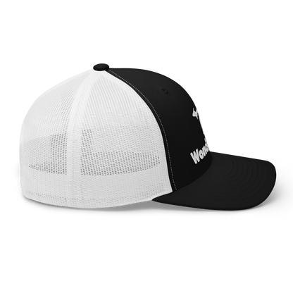 Michigan 'Wonderland' Trucker Hat (Geometric Sans Font)