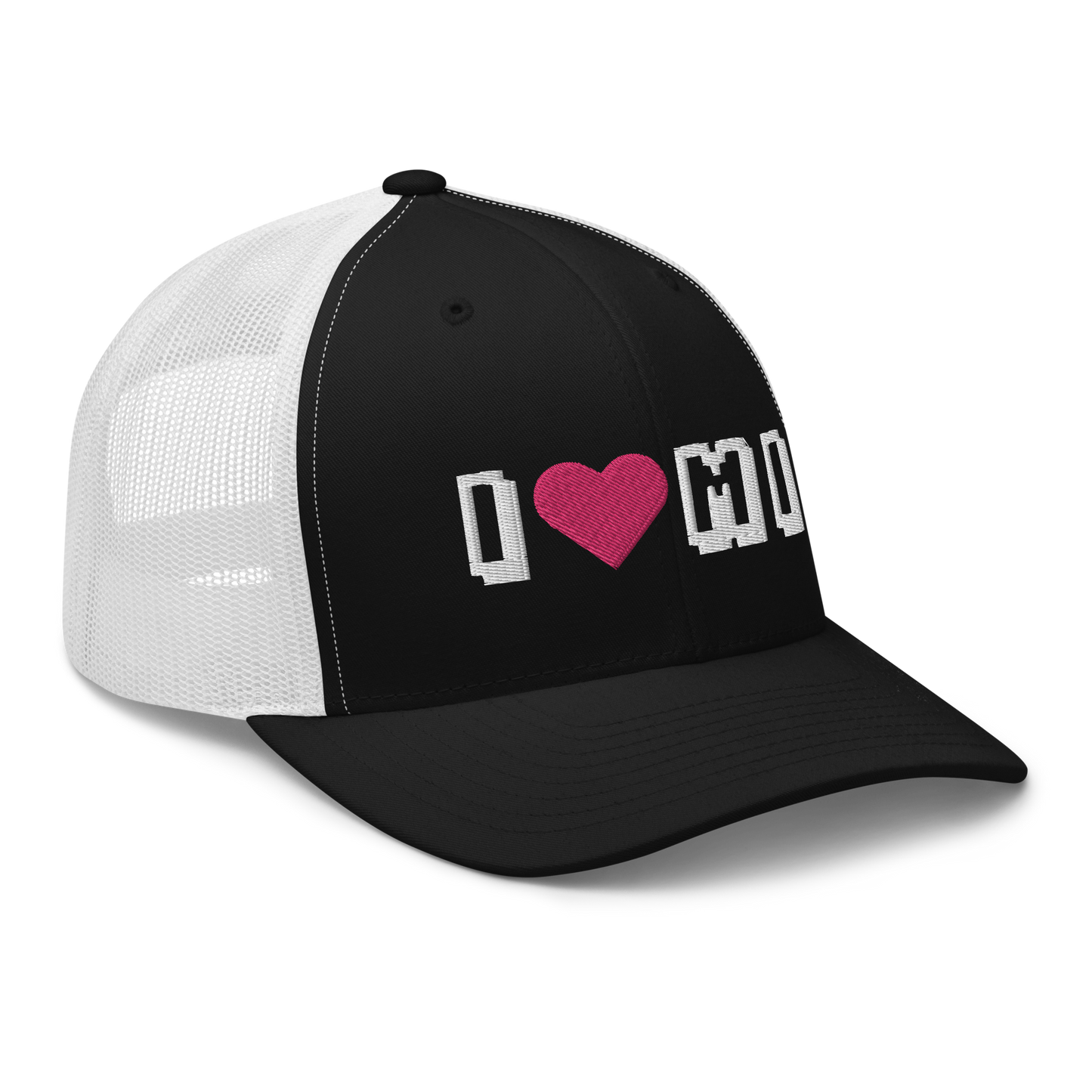 Michigan 'I ❤️ MI' Trucker Hat (Arcade Font)