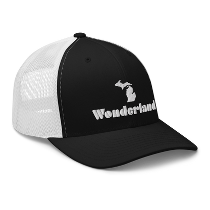 Michigan 'Wonderland' Trucker Hat (Art Deco Font)