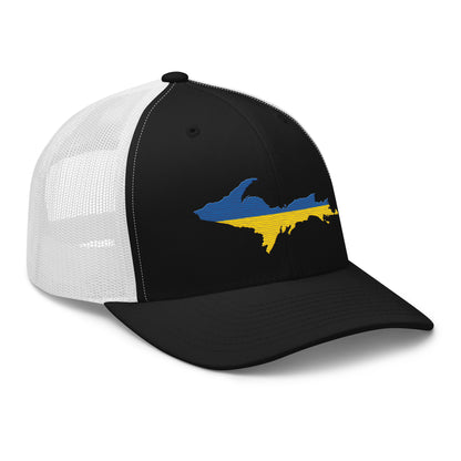 Michigan Upper Peninsula Trucker Hat (Ukraine Edition)