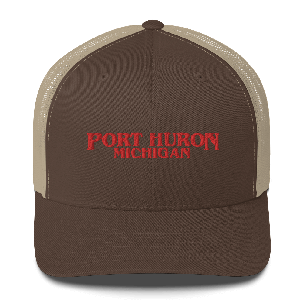 'Port Huron Michigan' Trucker Hat (1980s Drama Parody)