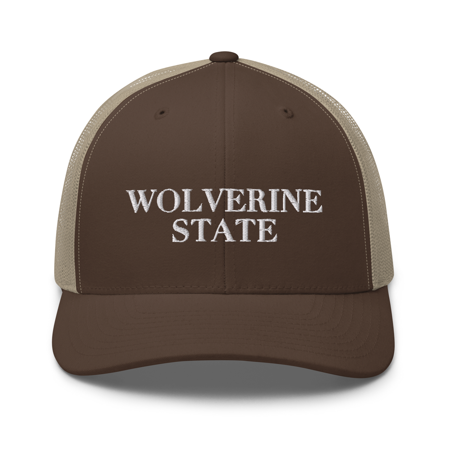 Michigan 'Wolverine State' Trucker Hat (Didone Font)