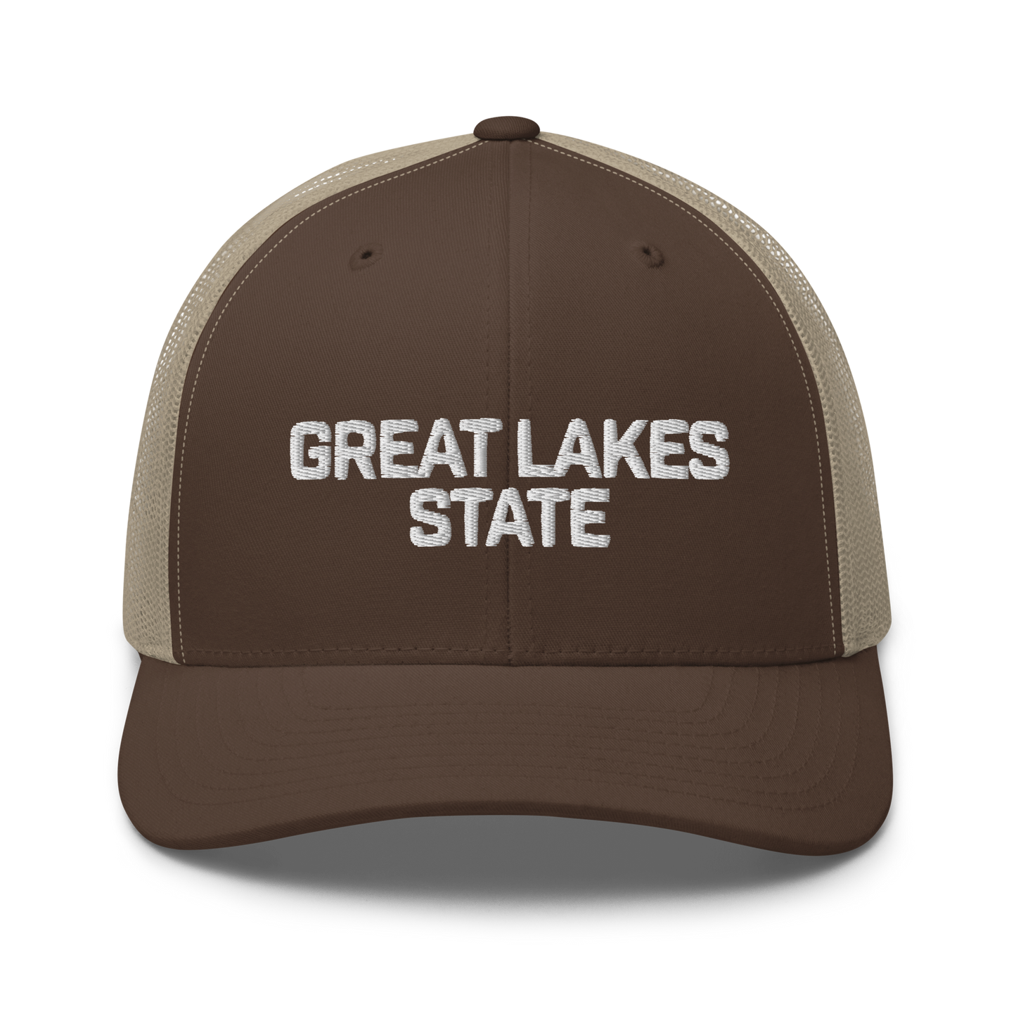 Michigan 'Great Lakes State' Trucker Hat (Maritime Font)