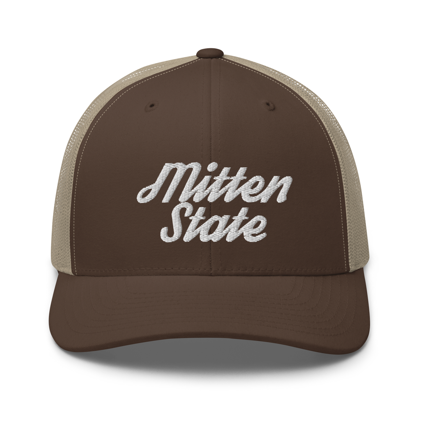 Michigan 'Mitten State' Trucker Hat (Script Font)