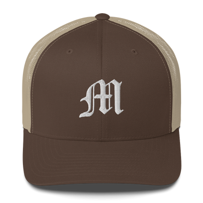 Michigan 'Old English M' Trucker Hat