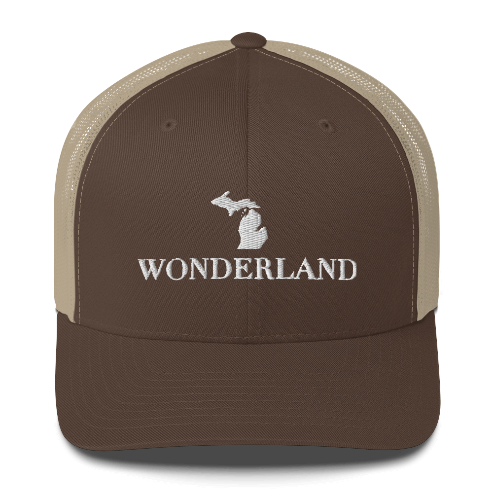 Michigan 'Wonderland' Trucker Hat (Didone Font)