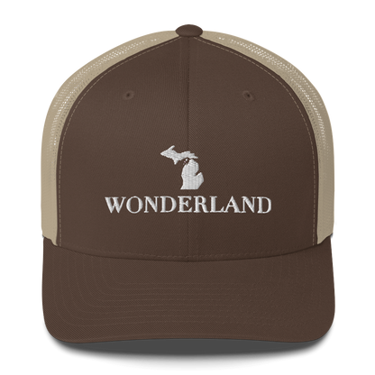 Michigan 'Wonderland' Trucker Hat (Didone Font)