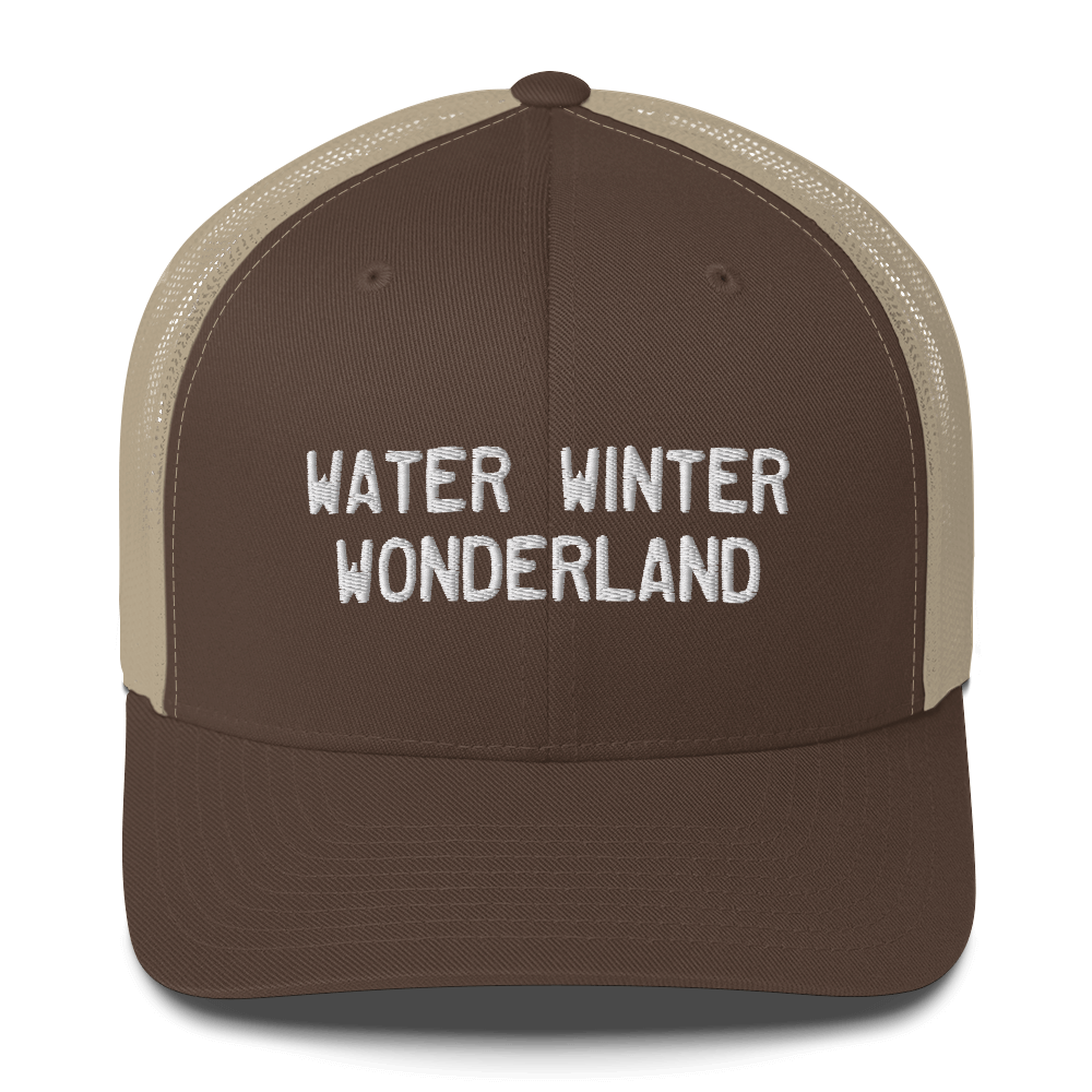 Michigan 'Water Winter Wonderland' Trucker Hat