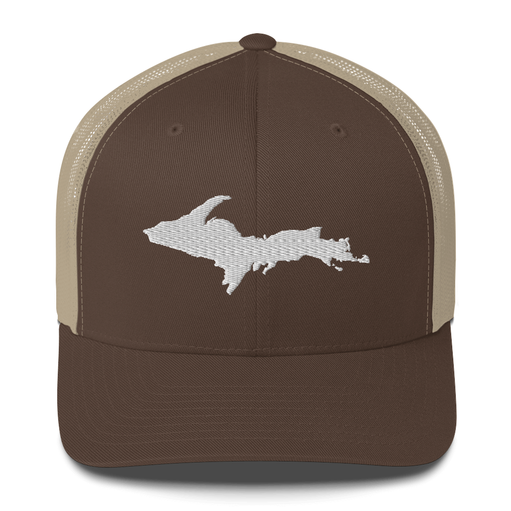 Michigan Upper Peninsula Trucker Hat (w/ UP Outline)