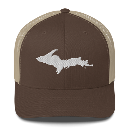 Michigan Upper Peninsula Trucker Hat (w/ UP Outline)