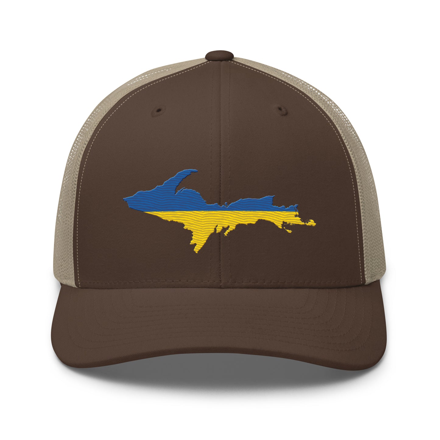 Michigan Upper Peninsula Trucker Hat (Ukraine Edition)