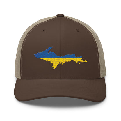 Michigan Upper Peninsula Trucker Hat (Ukraine Edition)