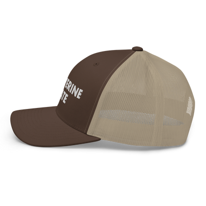 Michigan 'Wolverine State' Trucker Hat (Geometric Sans Font)