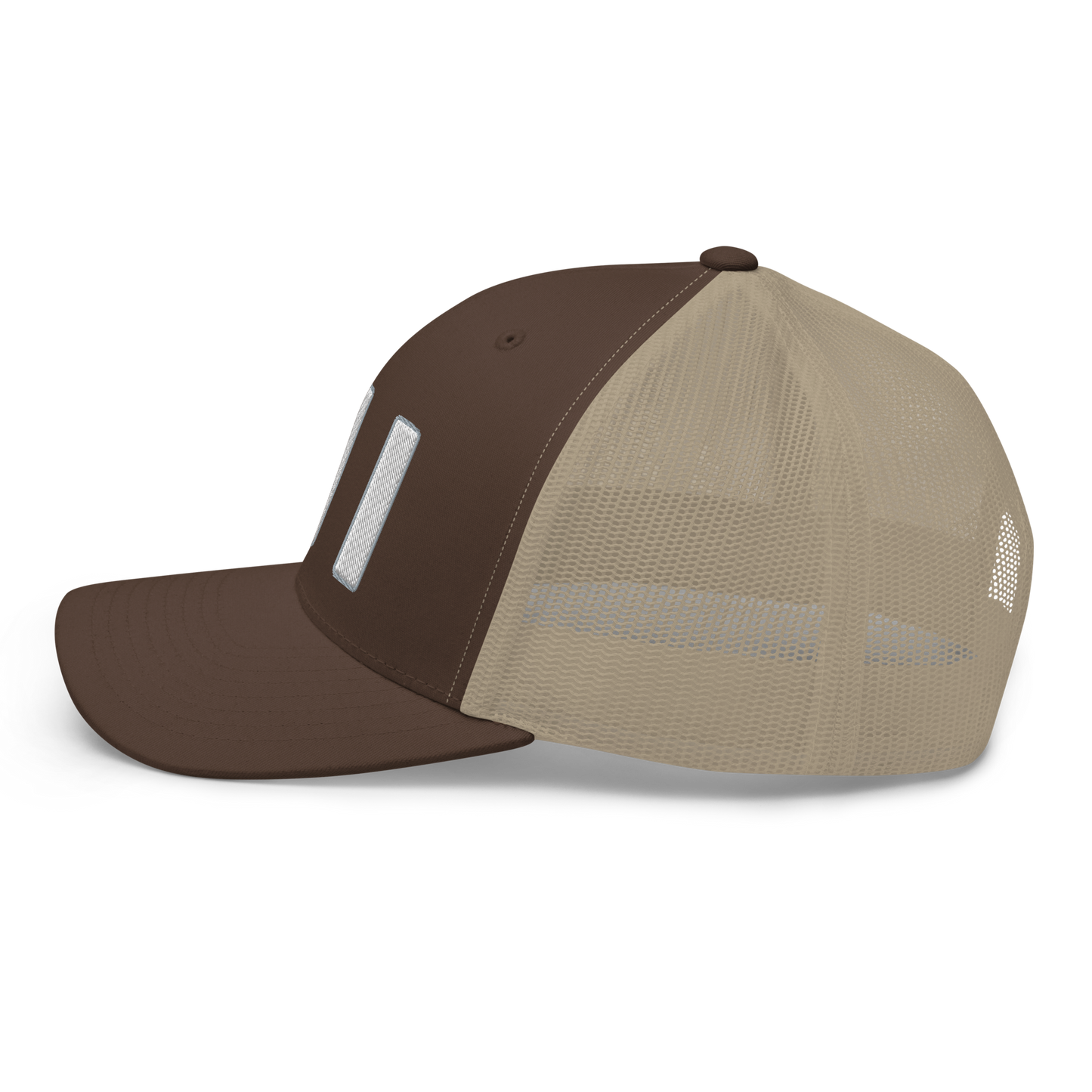 Michigan 'MI' Trucker Hat (1940s Baseball Font)